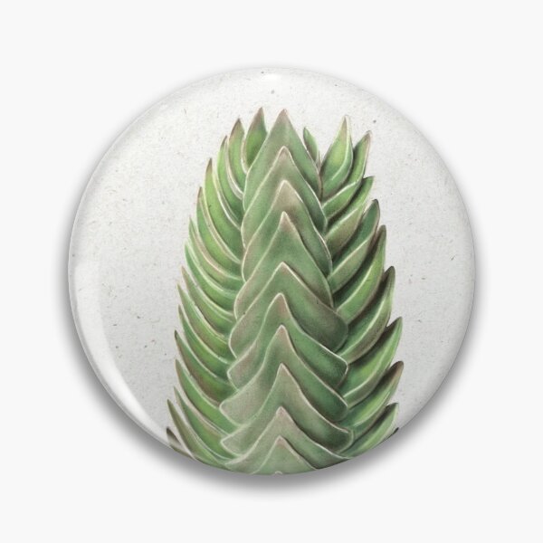 Item preview, Crassula Buddha's Temple - from "Paint my plants" series designed and sold by tomkaanna.