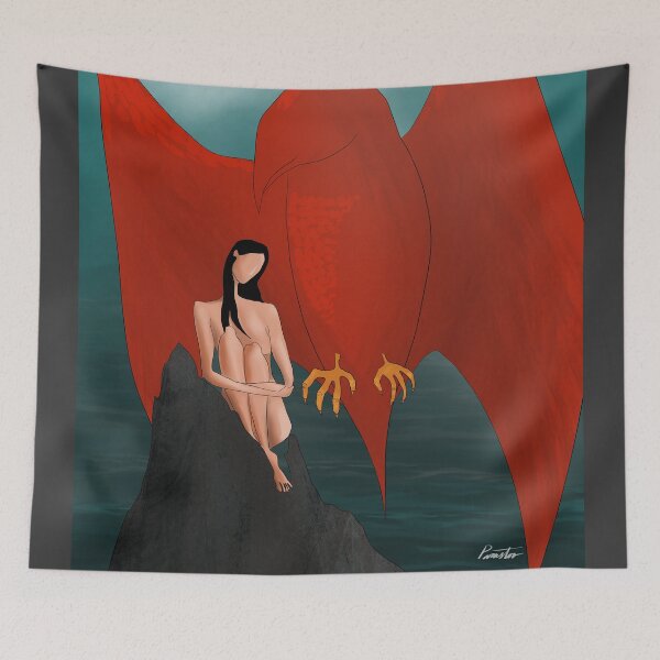 Item preview, pajaro rojo designed and sold by ParastooPakzad.