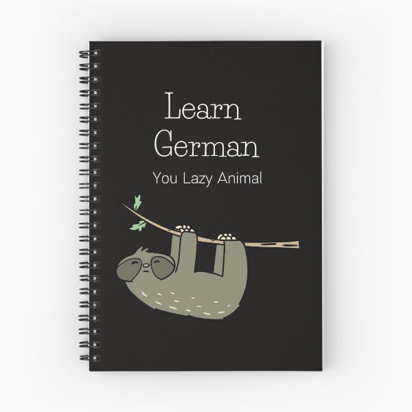 Item preview, Learn German You Lazy Animal Funny Sloth Faultier designed and sold by Time4German.