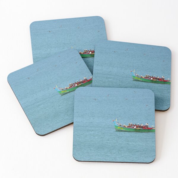 Item preview, Colorful Wooden Fishing Boat at Sea, India designed and sold by worldways.