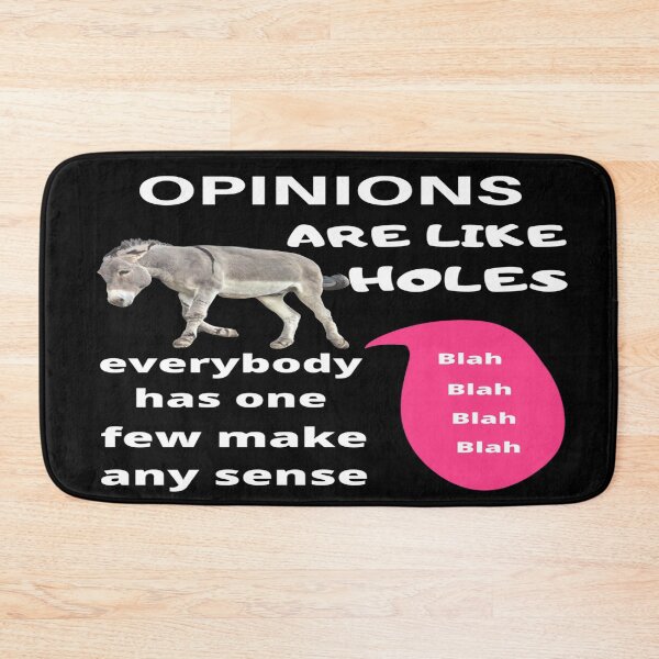 Item preview, Opinions are like arseholes. nonsense, talk, empty,  designed and sold by jayne0524.