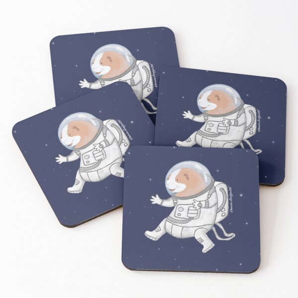 Item preview, Astronaut guinea pig designed and sold by mondesign26.