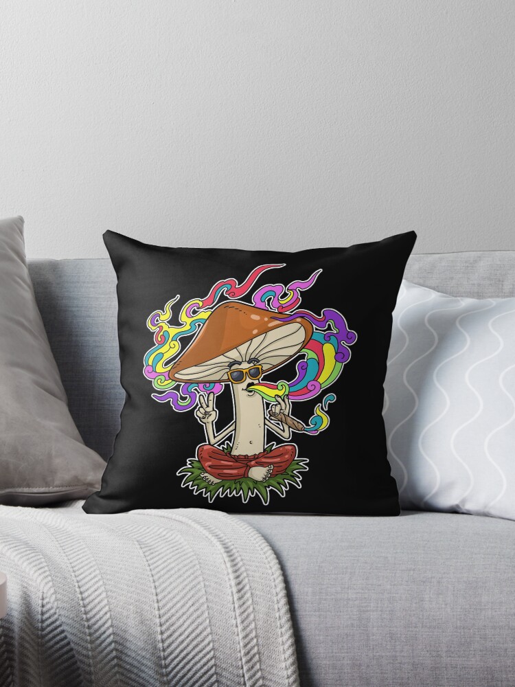 18x18 BoredKoalas Magic Mushrooms Throw Pillow Gifts Hallucination Retro Shroom 420 Trippy Cannabis Smoker Gift Throw Pillow Multicolor 18x18 BoredKoalas Magic Mushrooms Throw Pillow Gifts Hallucination Retro Shroom 420 Trippy Cannabis Smoker Gift Throw Pillow Multicolor