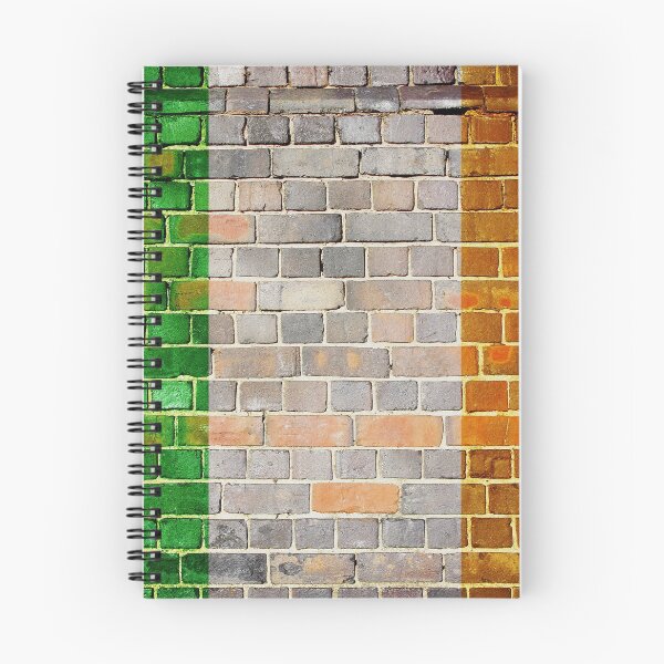 Item preview, Ireland flag on an old brick wall  designed and sold by steveball.
