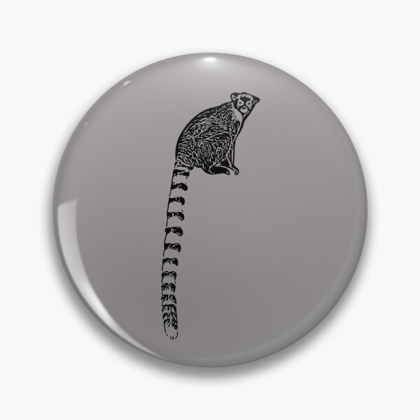 Item preview,  Ring-Tailed Lemur Black Print  designed and sold by designsasstultd.