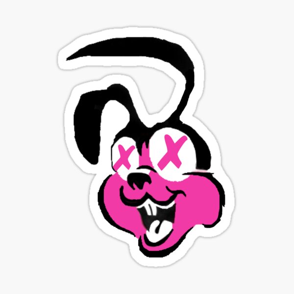 Pink Bunny Sticker