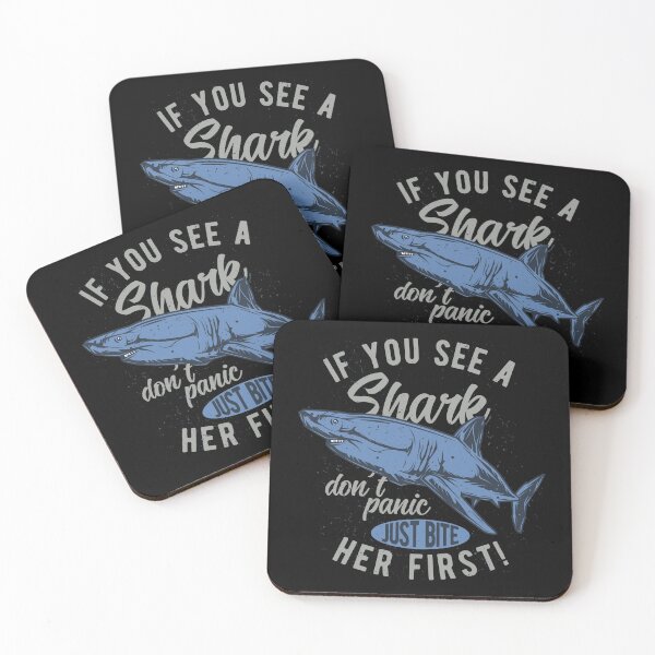 Item preview, If you see a shark, don't panic designed and sold by Vector Scout Lab.