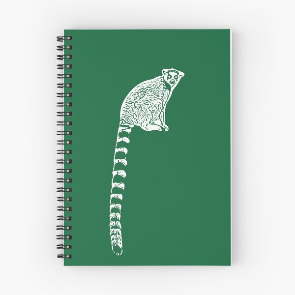 Item preview, Ring-Tailed Lemur White Print  designed and sold by designsasstultd.