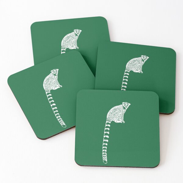 Item preview, Ring-Tailed Lemur White Print  designed and sold by designsasstultd.