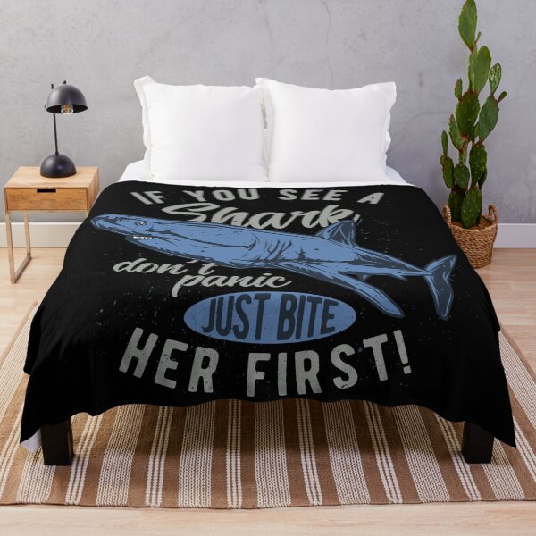 Item preview, If you see a shark, don't panic designed and sold by Vector Scout Lab.