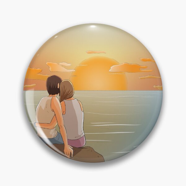 Item preview, Amberprice Rachel Amber and Chloe Price Sunset 02 designed and sold by alifecomic.
