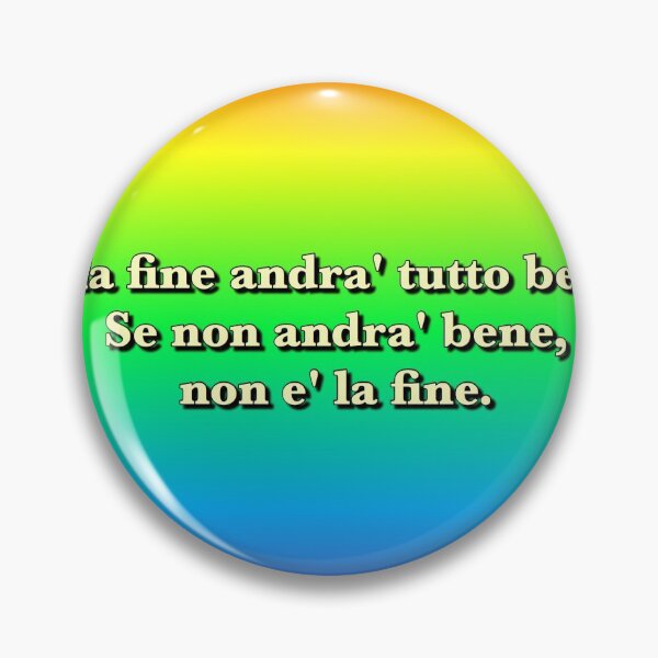 Item preview, Non è la fine designed and sold by ShinyCreations.