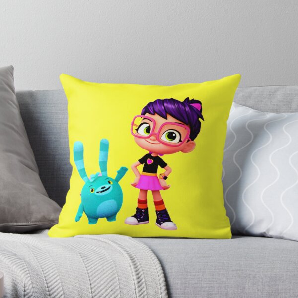 Abby Hatcher characters Throw Pillow