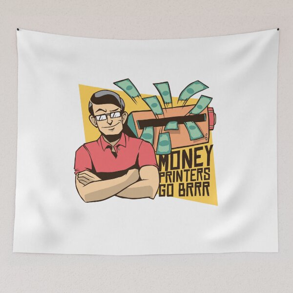 Item preview, MONEY PRINTER QUOTE FUNNY FED T-SHIRT TEE GIFT PRESENT designed and sold by Timcito.