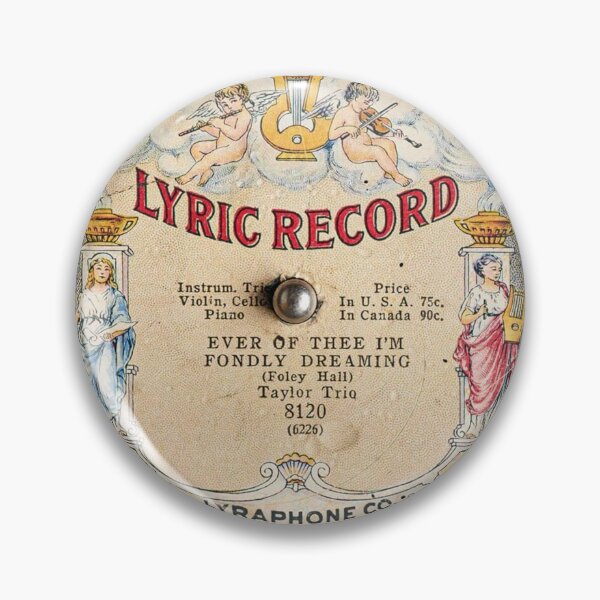 Item preview, Vintage Record Label Clock designed and sold by KALEIDOSCOPE UK.