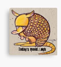 Armadillo Mood Canvas Print