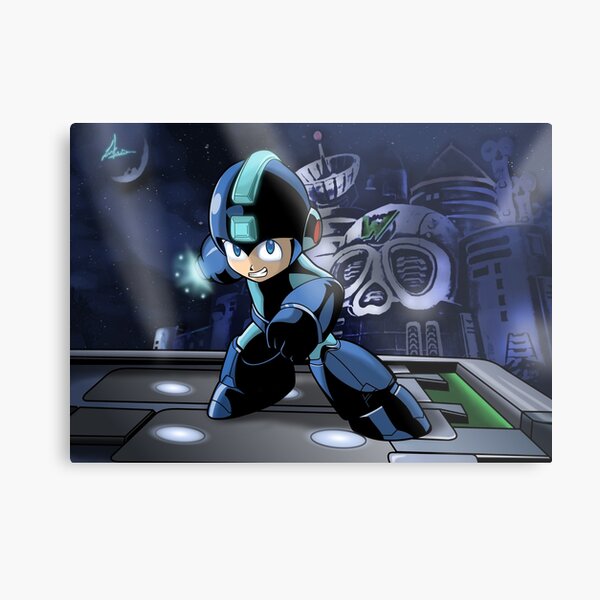 Megaman The Hero Of 0x And xx Metal Print By Luisipt Redbubble