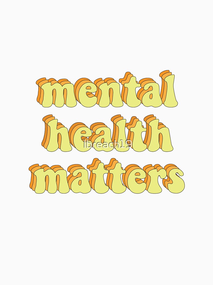 mental health yellow t shirt