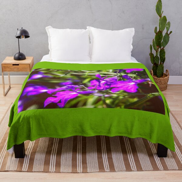 Item preview, Blue Lobelia Erinus Flower Blossoms designed and sold by Rob Cole Photography.