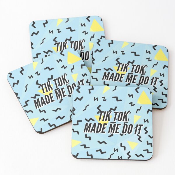 Item preview, TIK tok made me do it  - funny  designed and sold by Tropical Blood.