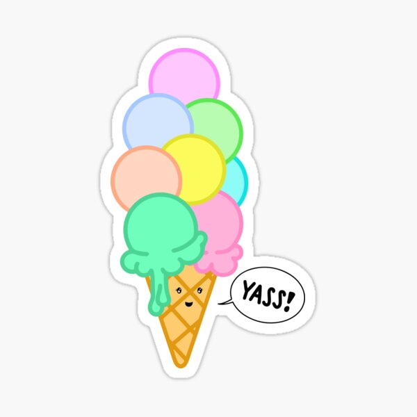Item preview, Yass-Cream Happy Ice Cream Queen designed and sold by HouseOfGrouse.
