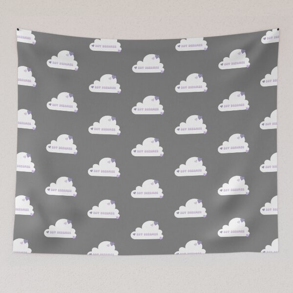 Item preview, Cute, Purple, Day Dreamer Cloud designed and sold by PaperPlanets.