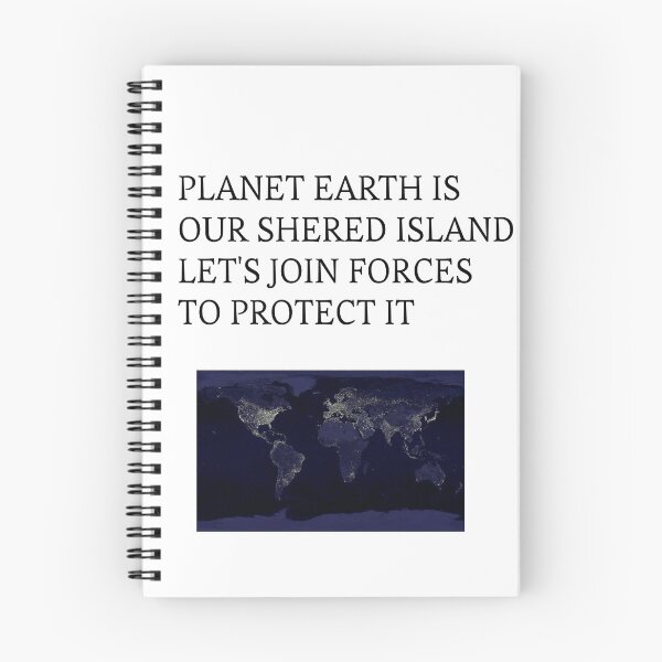 Item preview, Planet Earth T-Shirt is our shared island, let's join forces to protect it designed and sold by Axel20.