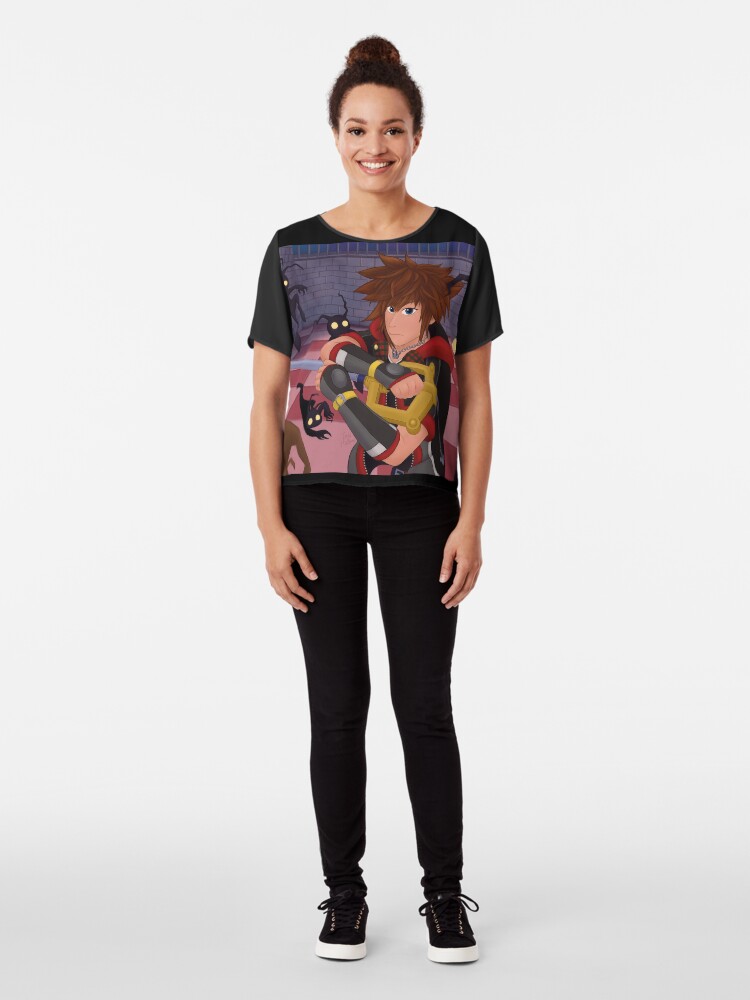 Alternate view of Heartless Battle Chiffon Top