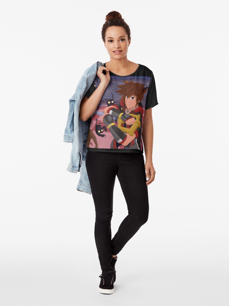 Alternate view of Heartless Battle Chiffon Top
