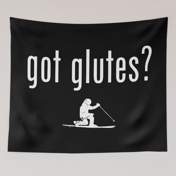 Item preview, Got Glutes Telemark Skiing designed and sold by Esskay Designs.