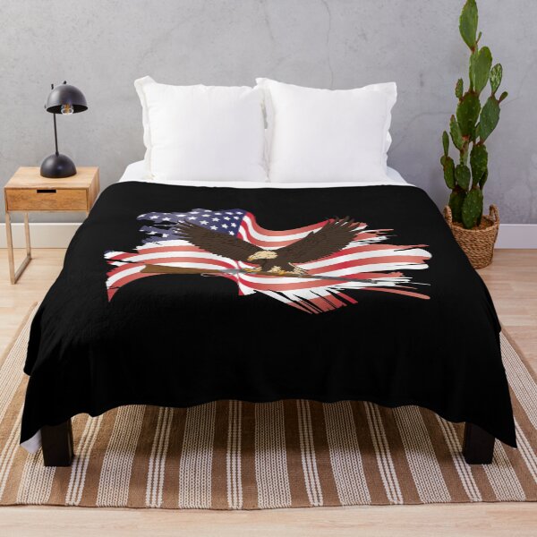 Item preview, Bald Eagle With Musket Over American Flag Patriotic design designed and sold by jakehughes2015.