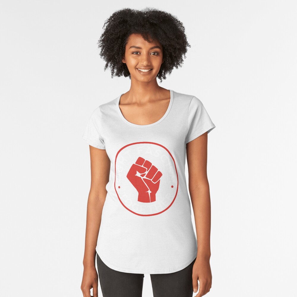 Vista previa del artículo con la obra «Camiseta premium de cuello ancho», diseñado y vendido por JezWeCan.