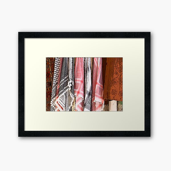 Keffiyeh Framed Art Print