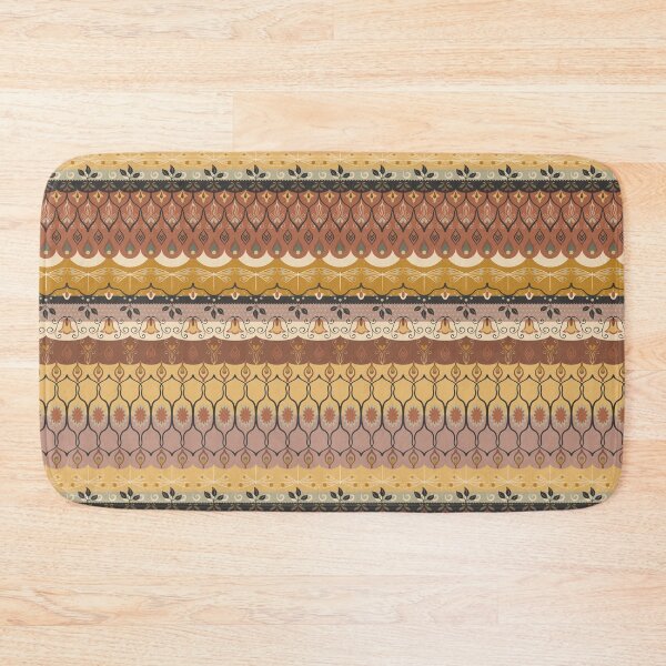 Item preview, Boho Dragonfly Earth Tones Brown and Gold Pattern designed and sold by Diana Garrison.