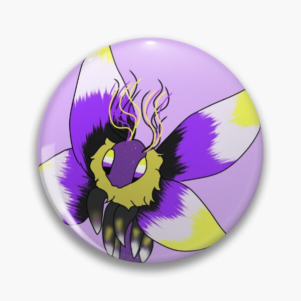 Item preview, Nonbinary Moth designed and sold by Moonlight-Media.