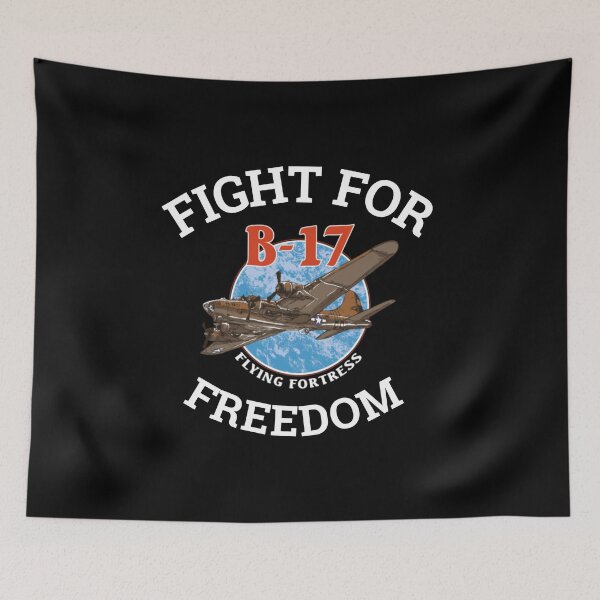 Item preview, B-17 Flying Fortress World War 2 Fight For Freedom print designed and sold by jakehughes2015.