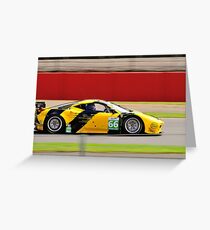 JMW Motorsport Ferrari No 66 Greeting Card
