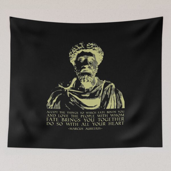 Item preview, Philosophy Quote Stoic Sayings Marcus Aurelius design designed and sold by jakehughes2015.