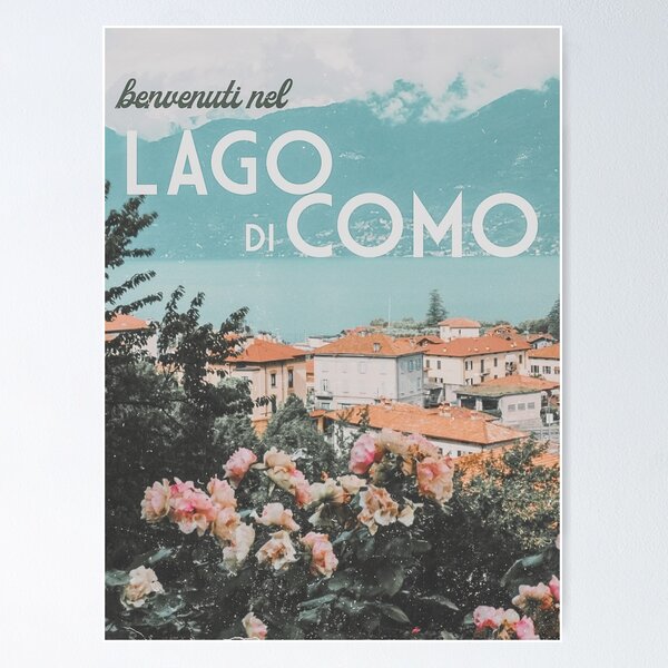 Item preview, LAKE COMO PRINT designed and sold by abbymoriartyy.