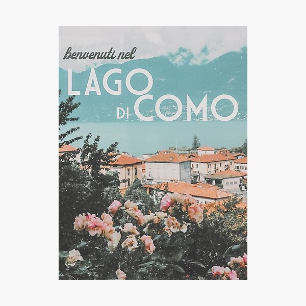 Item preview, LAKE COMO PRINT designed and sold by abbymoriartyy.