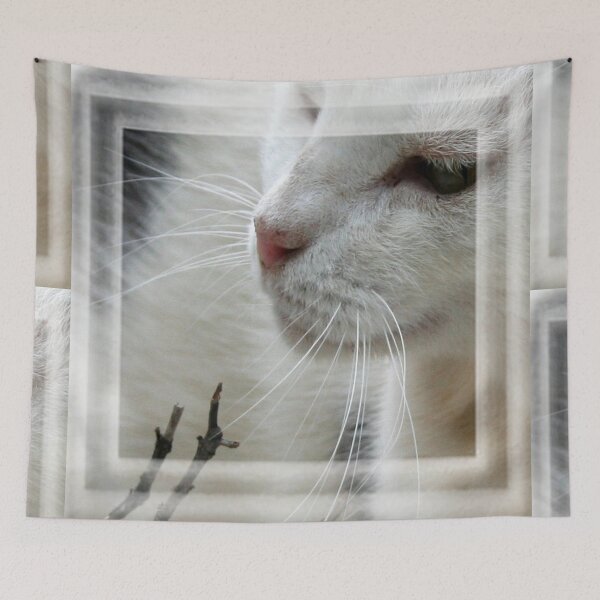 Item preview, Close Up Of A Piebald Cat designed and sold by taiche.