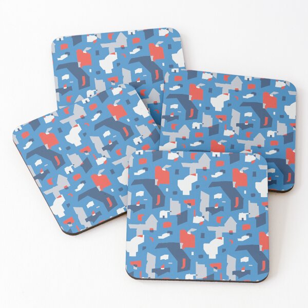 Item preview, Block Buildings Blue designed and sold by jodienicholson.
