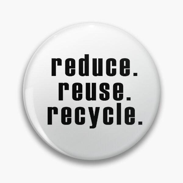 Item preview, reduce. reuse. recycle. designed and sold by stickerrqueen.