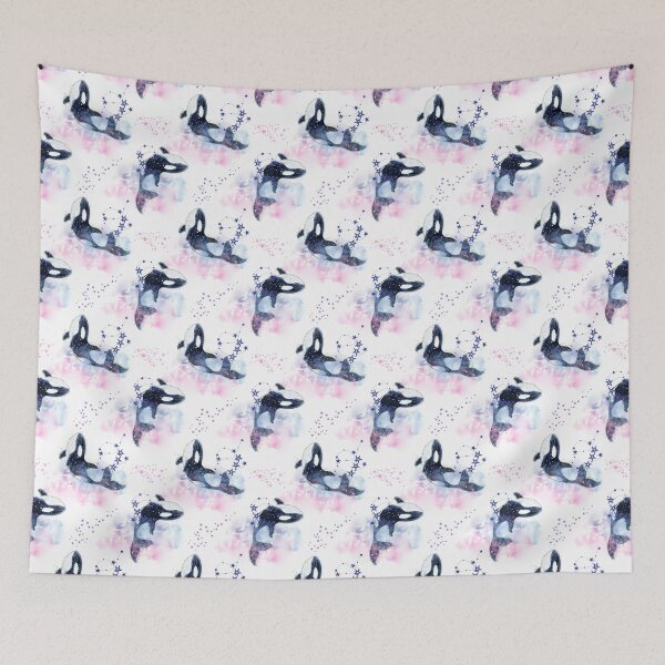 Item preview, Cute Killer whale and star pattern designed and sold by ChamodSachintha.