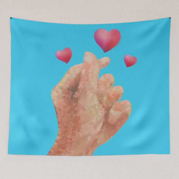 Item preview, Korean Love Hand Signal designed and sold by lcchde.