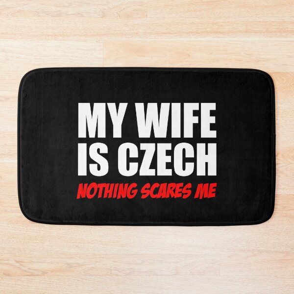 Item preview, Wife Is Czech Nothing Scares Me designed and sold by jaycartoonist.