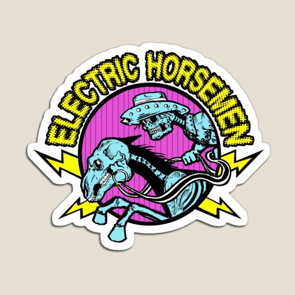 Electric Horsemen Logo Magnet