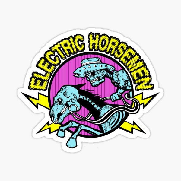 Electric Horsemen Logo Sticker