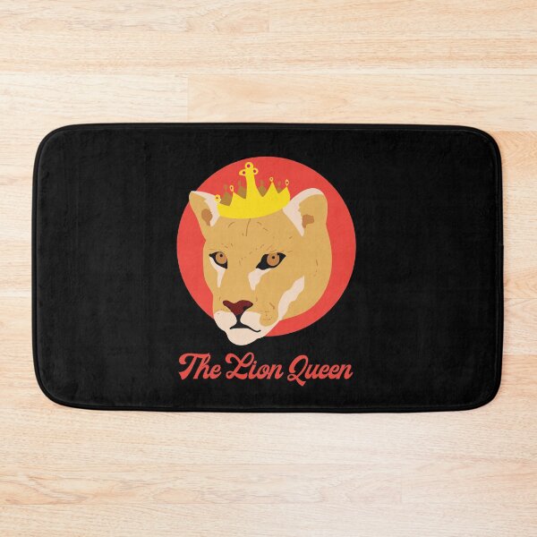 Item preview, The Lion Queen feminist woman gift idea designed and sold by Catcrea.