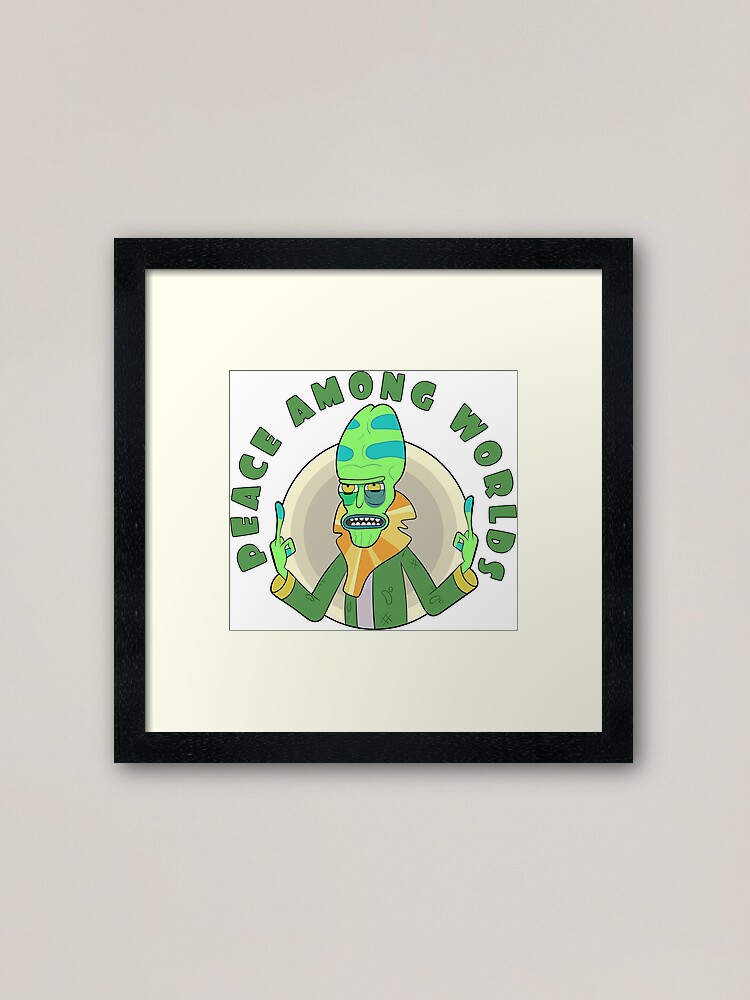 Alternate view of Peace Among Worlds - Zeep Xanflorp Framed Art Print